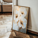 Floral 1417 Canvas Art 60 x 40 cm / Black
