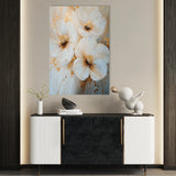 Floral 1417 Canvas Art 60 x 40 cm / Black