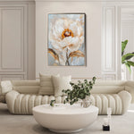 Floral 1418 Canvas Art 60 x 40 cm / Black