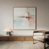 Abstract 1419 Canvas Art 60 x 60 cm / Black