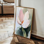 Floral 1419 Canvas Art 60 x 40 cm / Black