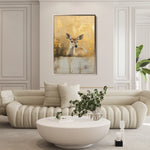 Animals 142 Canvas Art 60 x 40 cm / Black