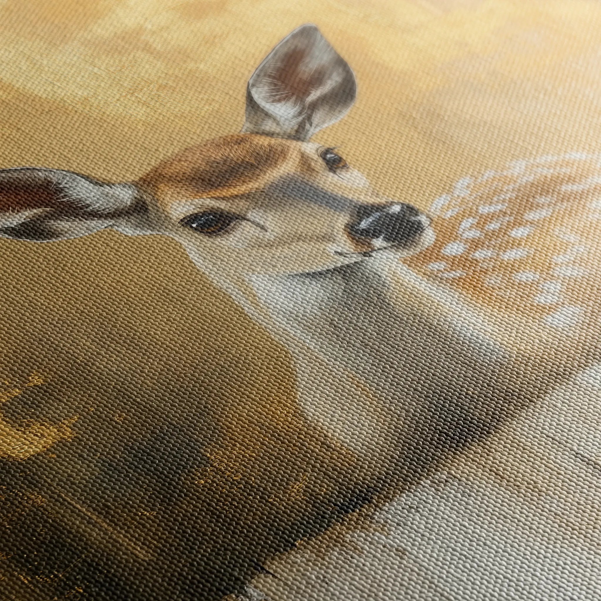 Animals 142 Canvas Art 60 x 40 cm / Black