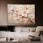Floral 142 Canvas Art 60 x 40 cm / Black