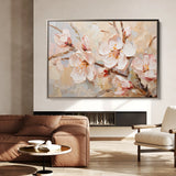 Floral 142 Canvas Art 60 x 40 cm / Black