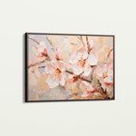 Floral 142 Canvas Art 60 x 40 cm / Black