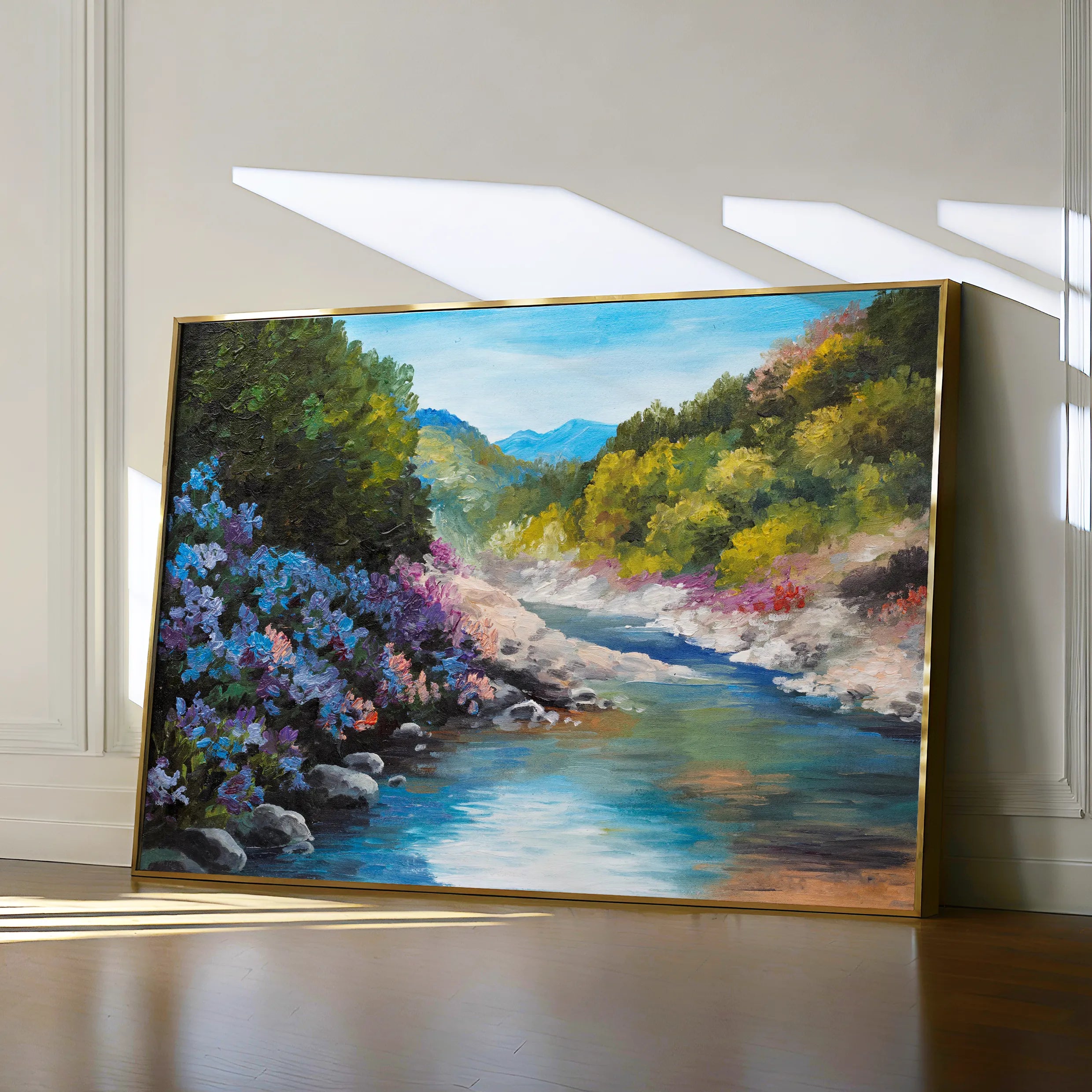 Landscape 142 Canvas Art 60 x 40 cm / Black
