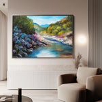 Landscape 142 Canvas Art 60 x 40 cm / Black