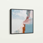 Abstract 1420 Canvas Art 60 x 60 cm / Black
