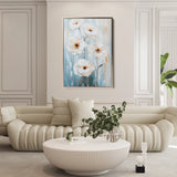 Floral 1421 Canvas Art 60 x 40 cm / Black