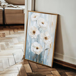 Floral 1421 Canvas Art 60 x 40 cm / Black