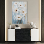 Floral 1421 Canvas Art 60 x 40 cm / Black