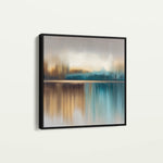 Abstract 1422 Canvas Art 60 x 60 cm / Black