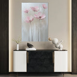 Floral 1422 Canvas Art 60 x 40 cm / Black