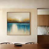 Abstract 1423 Canvas Art 60 x 60 cm / Black