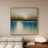 Abstract 1423 Canvas Art 60 x 60 cm / Black