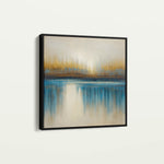 Abstract 1423 Canvas Art 60 x 60 cm / Black