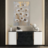 Floral 1423 Canvas Art 60 x 40 cm / Black