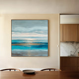 Abstract 1424 Canvas Art 60 x 60 cm / Black