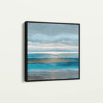 Abstract 1424 Canvas Art 60 x 60 cm / Black