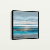 Abstract 1424 Canvas Art 60 x 60 cm / Black