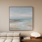 Abstract 1425 Canvas Art 60 x 60 cm / Black
