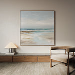 Abstract 1425 Canvas Art 60 x 60 cm / Black