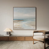 Abstract 1425 Canvas Art 60 x 60 cm / Black