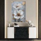 Floral 1425 Canvas Art 60 x 40 cm / Black