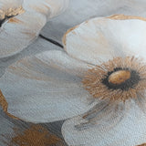 Floral 1425 Canvas Art 60 x 40 cm / Black