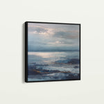 Abstract 1427 Canvas Art 60 x 60 cm / Black