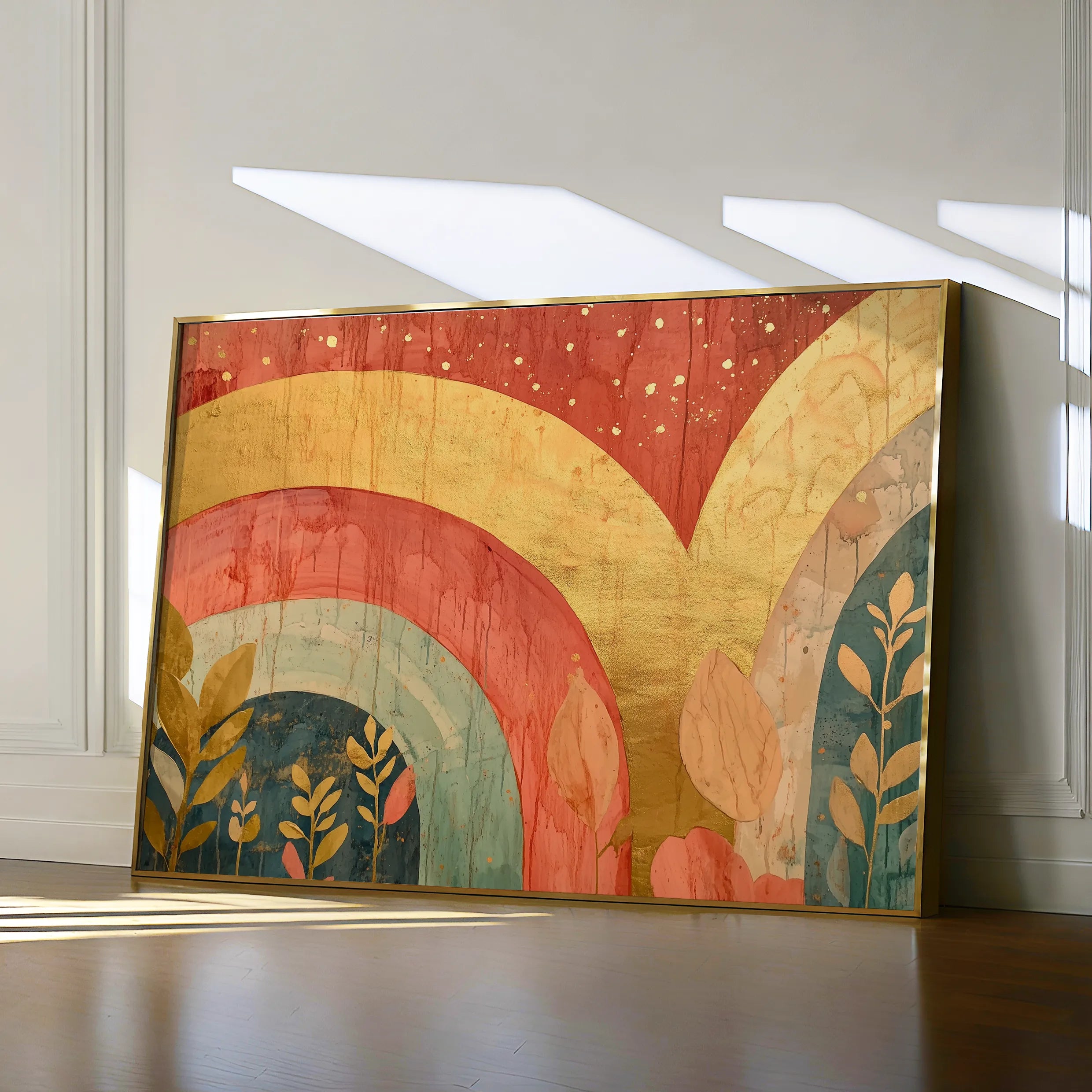 Boho 143 Canvas Art 60 x 40 cm / Black