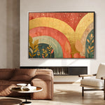Boho 143 Canvas Art 60 x 40 cm / Black