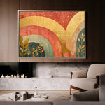 Boho 143 Canvas Art 60 x 40 cm / Black