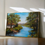 Landscape 143 Canvas Art 60 x 40 cm / Black