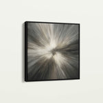 Abstract 1430 Canvas Art 60 x 60 cm / Black