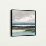 Abstract 1431 Canvas Art 60 x 60 cm / Black