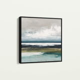 Abstract 1431 Canvas Art 60 x 60 cm / Black