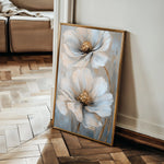 Floral 1431 Canvas Art 60 x 40 cm / Black