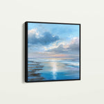 Abstract 1432 Canvas Art 60 x 60 cm / Black