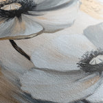 Floral 1432 Canvas Art 60 x 40 cm / Black