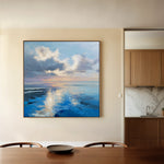 Abstract 1433 Canvas Art 60 x 60 cm / Black