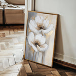 Floral 1433 Canvas Art 60 x 40 cm / Black