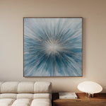 Abstract 1434 Canvas Art 60 x 60 cm / Black