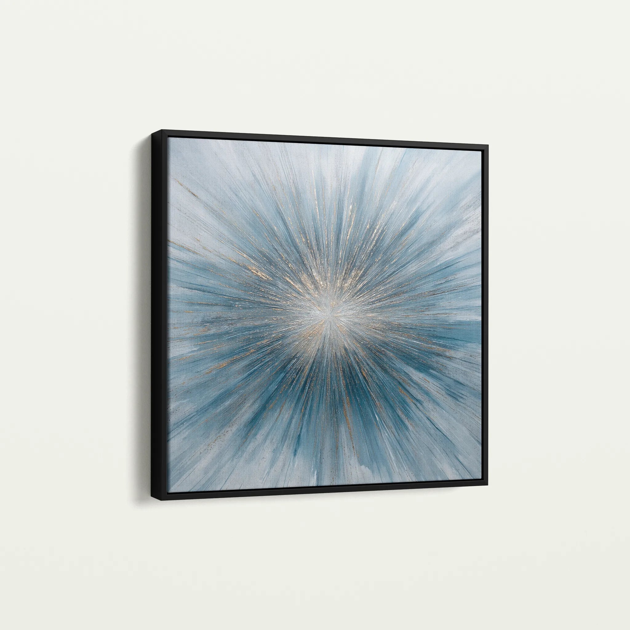 Abstract 1434 Canvas Art 60 x 60 cm / Black