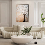 Floral 1434 Canvas Art 60 x 40 cm / Black