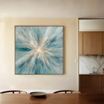 Abstract 1435 Canvas Art 60 x 60 cm / Black