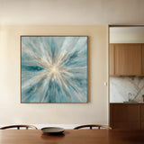 Abstract 1435 Canvas Art 60 x 60 cm / Black
