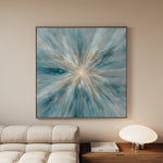 Abstract 1435 Canvas Art 60 x 60 cm / Black