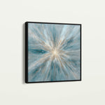 Abstract 1435 Canvas Art 60 x 60 cm / Black